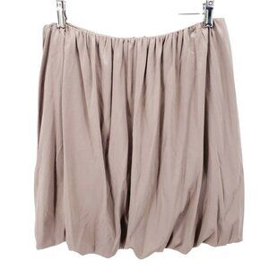 Cynthia Rose Bubble Skirt Mini Mauve Satin Size SMALL?